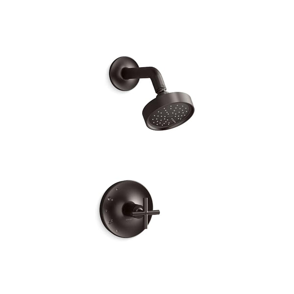 Purist Shower Only Trim Package with 1.75 GPM Single Function Shower Head with MasterClean and Rite-Temp Technologies