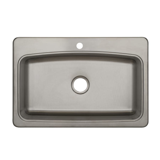 Bealeton 32-15/16" Drop In Single Basin Stainless Steel Kitchen Sink