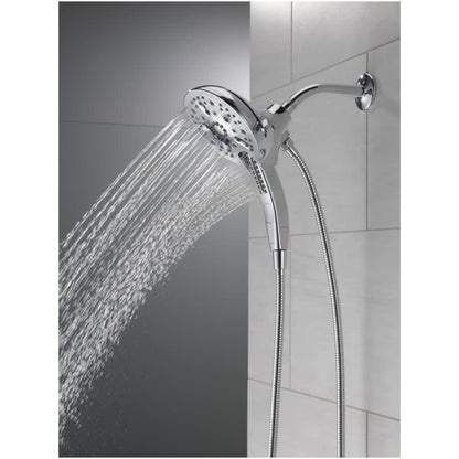 Universal Showering In2ition 2.5 GPM Multi Function Shower Head with Touch-Clean, MagnaTite, and H2Okinetic Technology