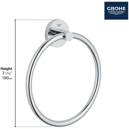 Essentials 7-1/16" Wall Mounted Towel Ring