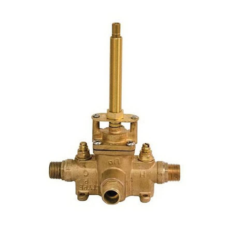 Universal Balance Pressure Valve With Diverter, 1/2 in, Solid Brass Body