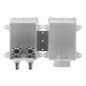 OxBox™ Outlet Box With Plain Valve, 1/2 in, F1807 PEX Crimp™ Inlet, 3/4 in, Male Hose Thread Outlet, ABS