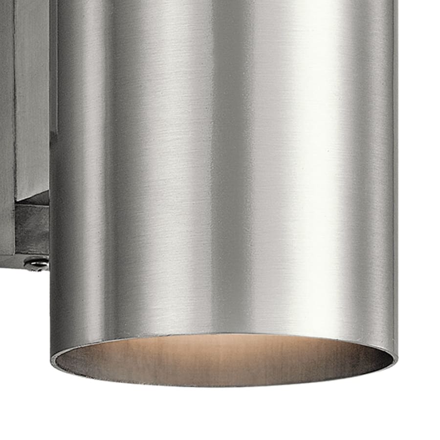 Cylinder Single Light 7" Tall Outdoor Wall Sconce