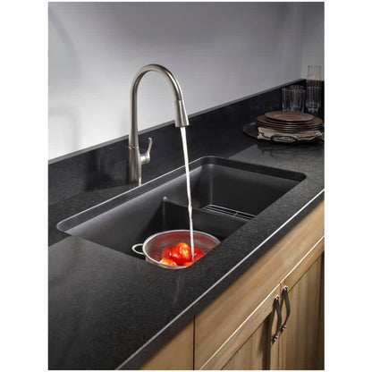 Simplice 1.5 GPM Single Hole Pull Down Kitchen Faucet - Includes Escutcheon