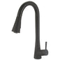 i2 Kitchen Faucet, Deck Mount, ADA, 1 Lever Handle, 1 or 3-Hole, Matte Black