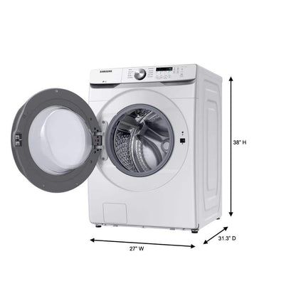 4.5Cuft Front Load Washer White