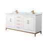 Marlena Double Bathroom Vanity - 72W x 35.25H x 22D