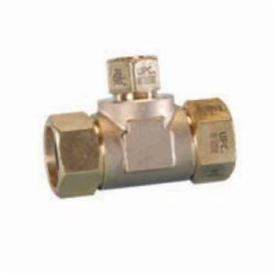 AutoFlare® Gas Tee, 1 x 3/4 in, Comp, Brass