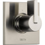 Vero Three Function Diverter Valve Trim Less Rough-In Valve - Two Independent Positions, One Shared Position