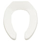 Elongated Toilet Seat with Open Front