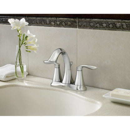 Eva 1.2 GPM Centerset Bathroom Faucet (Valve Included)