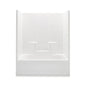 Everyday 1-Piece Tub & Shower, 72 x 60 in, Right Hand Drain, White