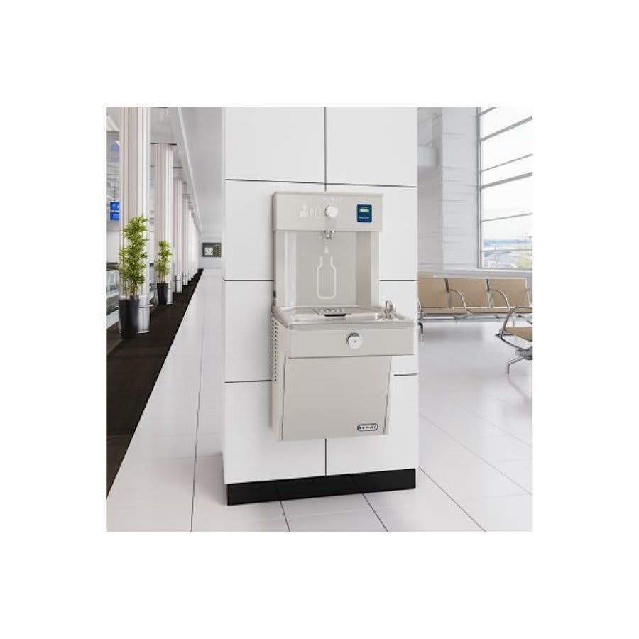 Cooler Only, Mechanical Front Bubbler Button Operation