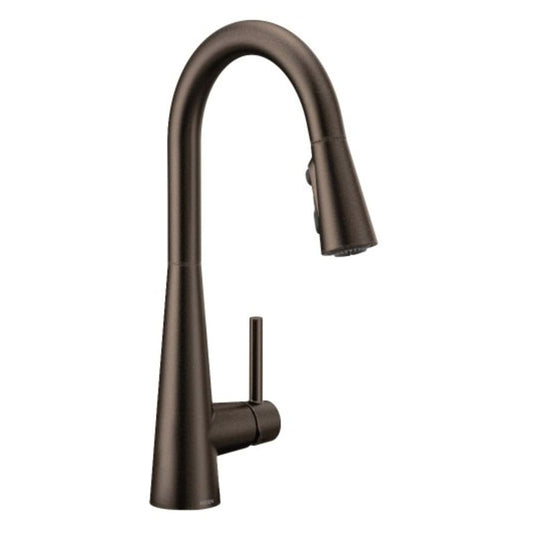 Sleek 1.5 GPM Single Hole Pull Down Kitchen Faucet - Includes Escutcheon