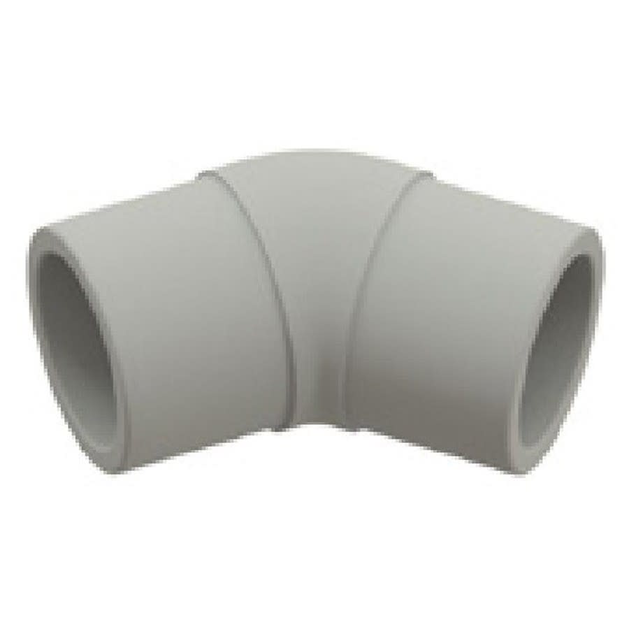 45 deg Elbow, 8 in, Butt Weld Fusion, PP-RCT