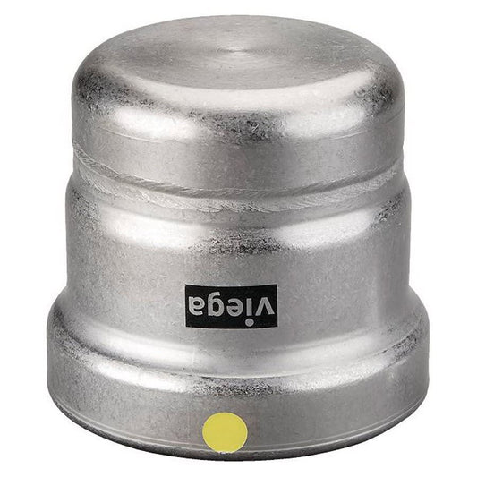 Gas Cap, 2-1/2 in, Press, Carbon Steel