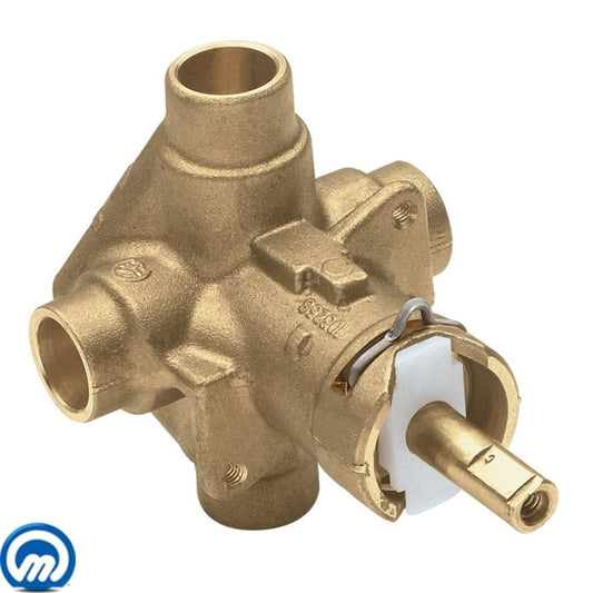 1/2 Inch Sweat (Copper-to-Copper) Posi-Temp Pressure Balancing Rough-In Valve (No Stops)