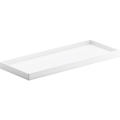 Draft 12" Bathroom Shelf Tray with Walls