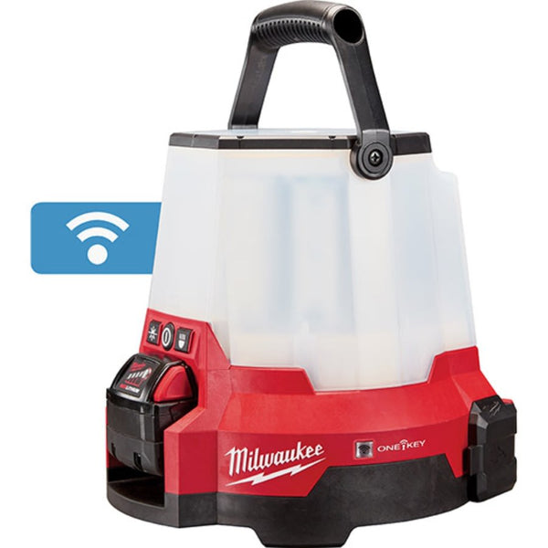M18™ RADIUS™ Compact Site Light With One-Key™ LED Lamp, 18 VDC, Lithium-Ion Battery