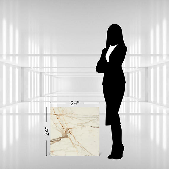 Panoramic Duet Calacatta Topaz Square 48X48 Matte