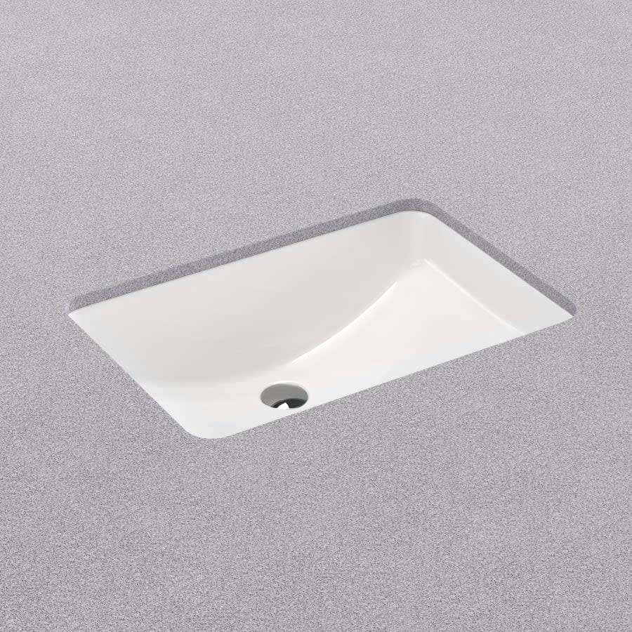 Norris 22-13/16" Rectangular Vitreous China Undermount Bathroom Sink with Overflow