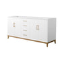 Amici Double Bathroom Vanity - 71.75W x 34.5H x 21.75D