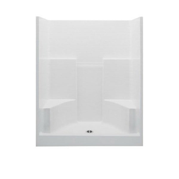 Everyday Shower Stall, Acrylic, White