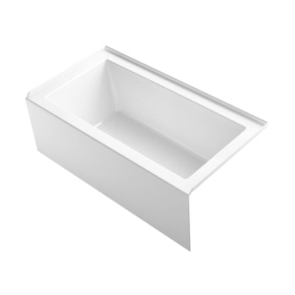 Underscore 60" Soaking Bathtub for Three Wall Alcove Installation with Right Drain