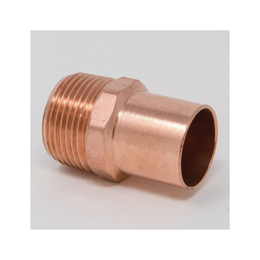Male Adapter, 1 in, Fitting x MNPT, Copper
