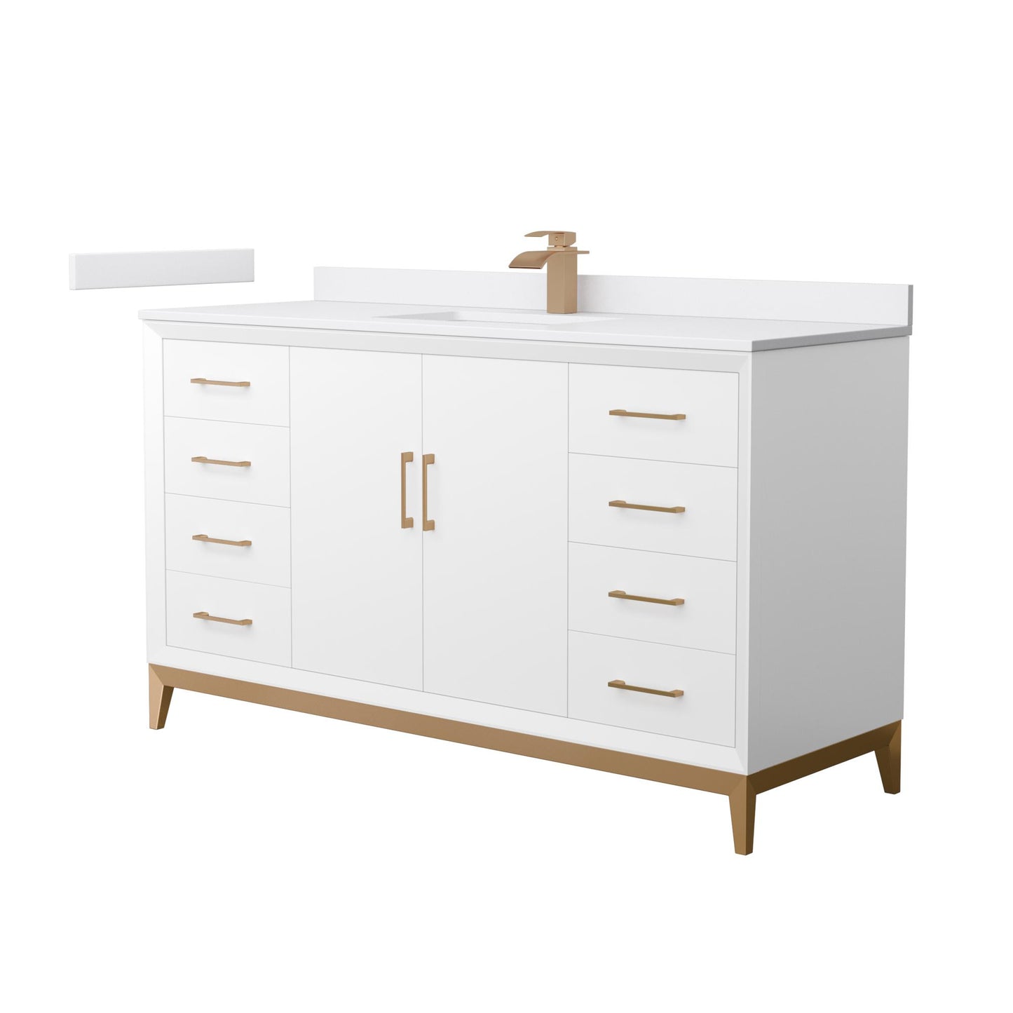 Amici Single Bathroom Vanity - 60W x 35.25H x 22D