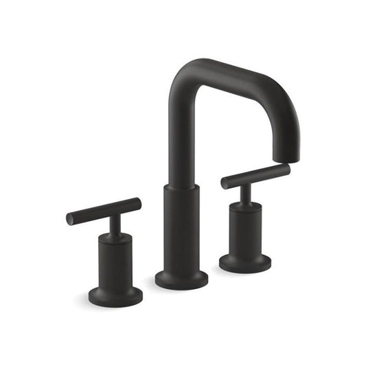 Purist® Tub Faucet Trim, ADA, Deck Mount, Matte Black