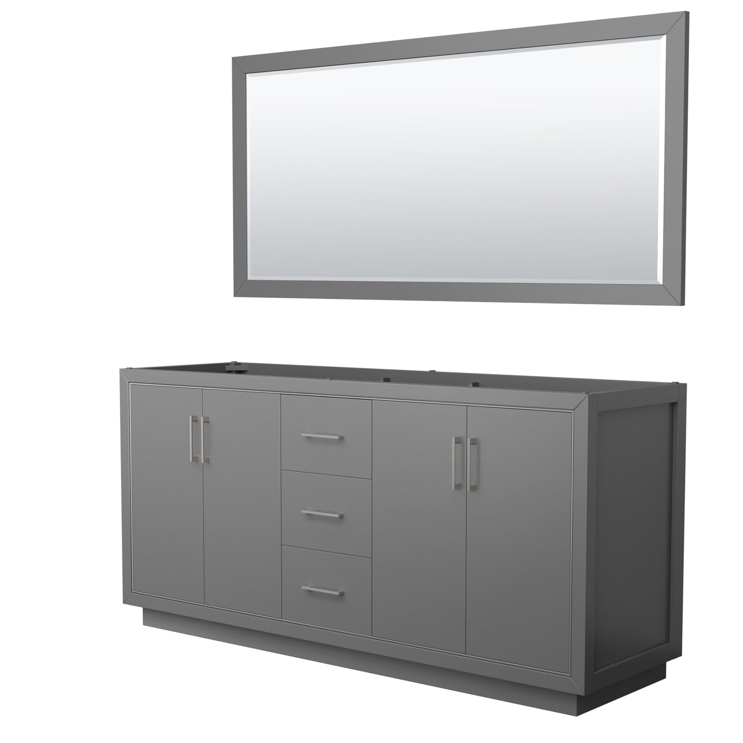 Icon Double Bathroom Vanity - 71W x 34.25H x 21.75D