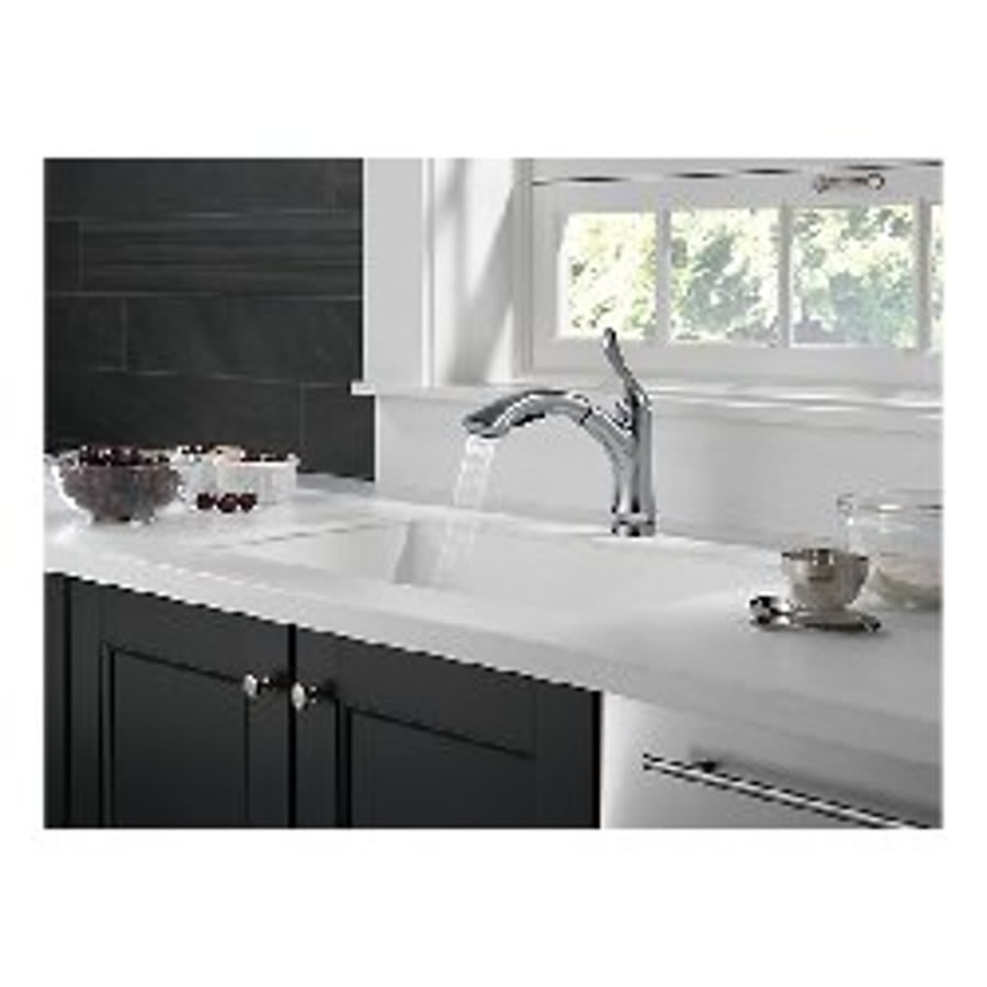Linden™ Kitchen Faucet, Deck Mount, ADA, 1 Lever Handle, 1 or 3-Hole, Arctic Stainless