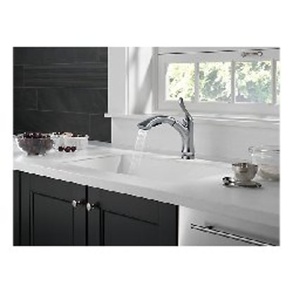 Linden™ Kitchen Faucet, Deck Mount, ADA, 1 Lever Handle, 1 or 3-Hole, Arctic Stainless