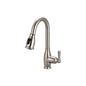Accent Kitchen Faucet, Deck Mount, ADA, 1 Lever Handle, 1 or 3-Hole, PVD Brushed Nickel