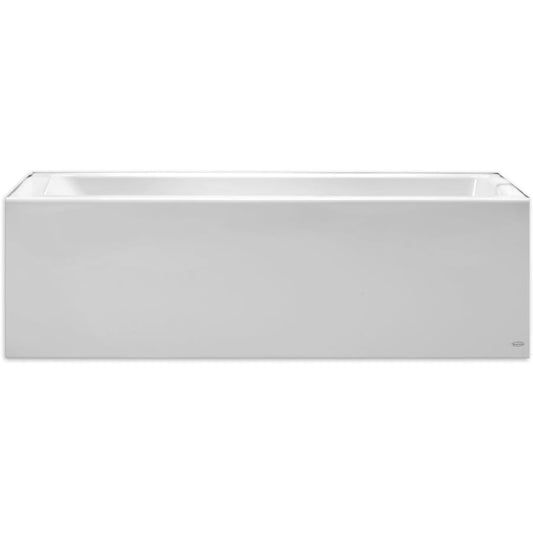 Studio Three Wall Alcove Acrylic Soaking Tub with Left Drain