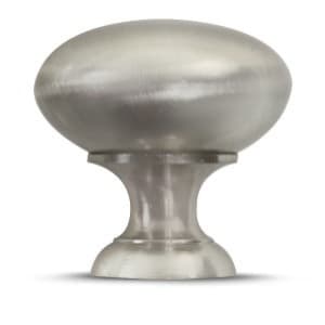 Hollow Cabinet Knob Satin Nickel 1-1/4"