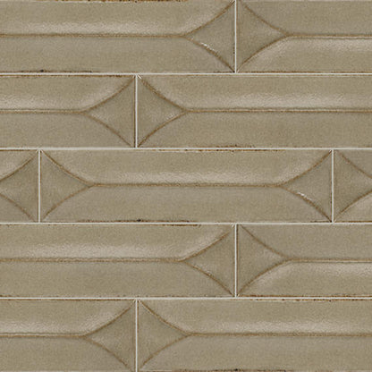 Terramater Moss Rectangle, Wave Crest 3.5X15 Glossy