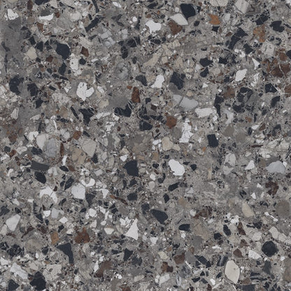 MILZETTI PEBBLE DARK BR 24X24