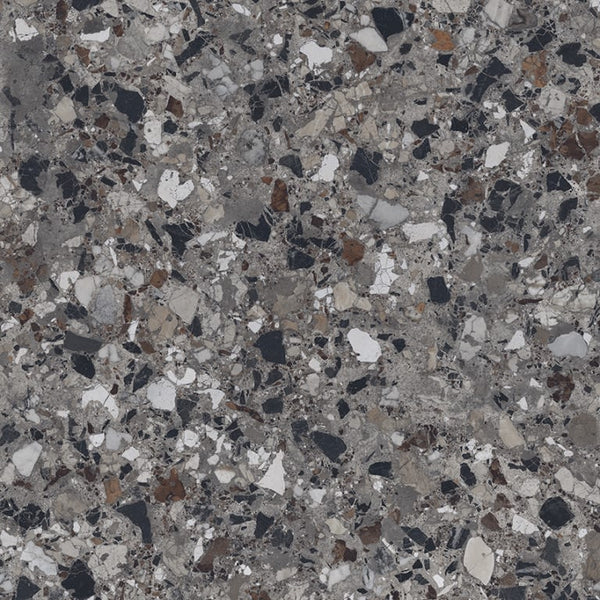 MILZETTI PEBBLE DARK BR 24X24