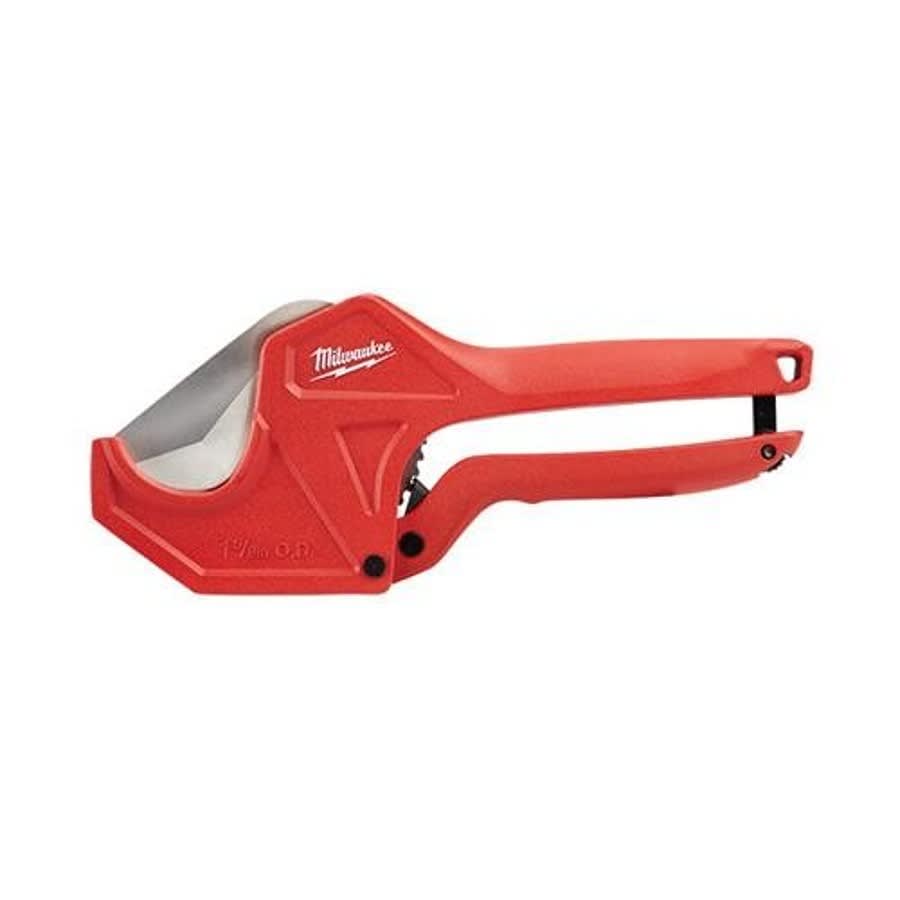 Ratcheting Pipe Cutter, 0 to 1-5/8 in Capacity