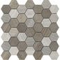 METRO GRAY 2" HEX MIX MO/1212