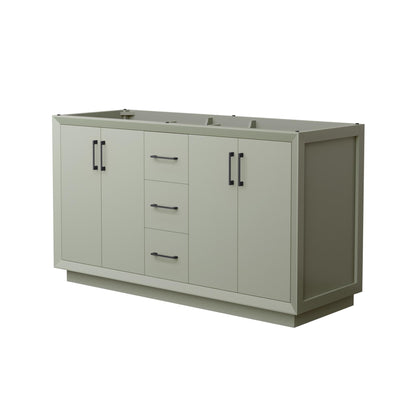 Strada Double Bathroom Vanity - 59.25W x 34.25H x 21.75D