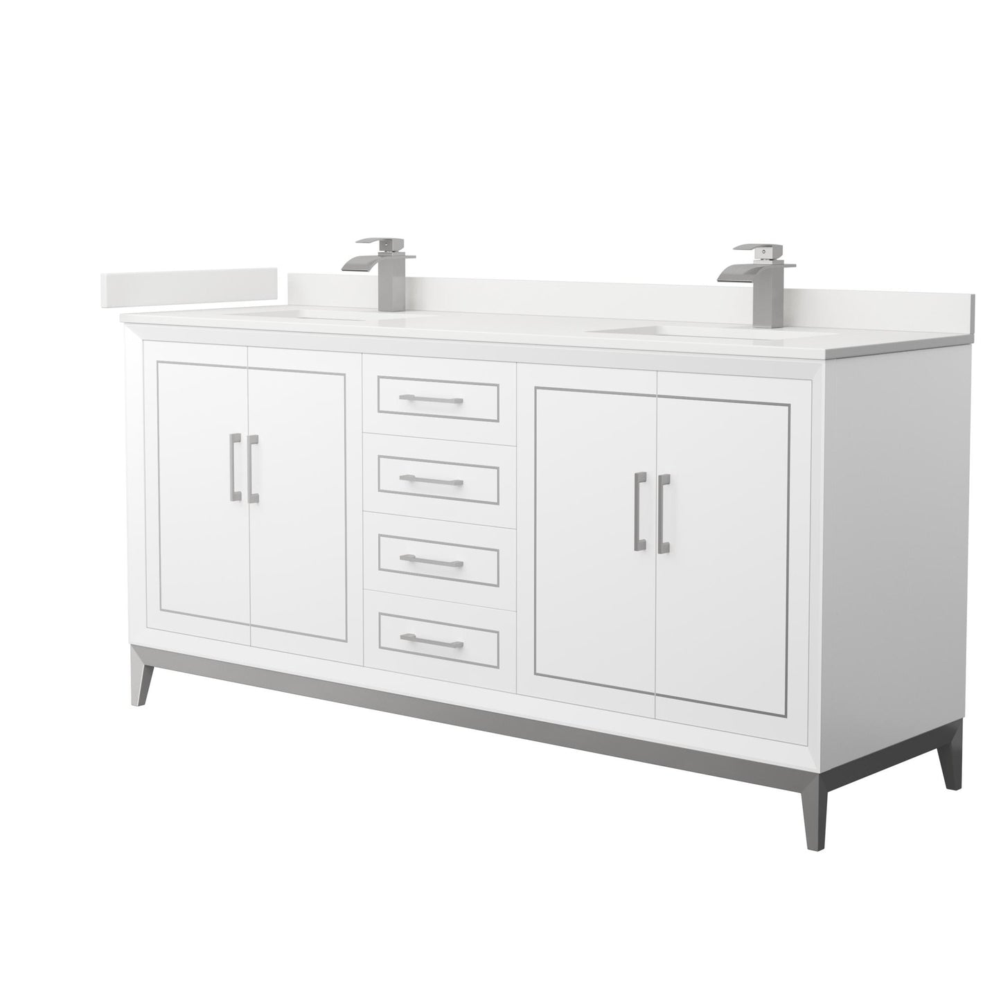 Marlena Double Bathroom Vanity - 72W x 35.25H x 22D
