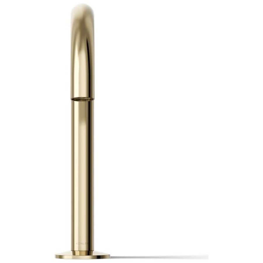 Components 1.2 GPM Widespread Bathroom Faucet with Drain Assembly and Tube Design Spout - Less Handles