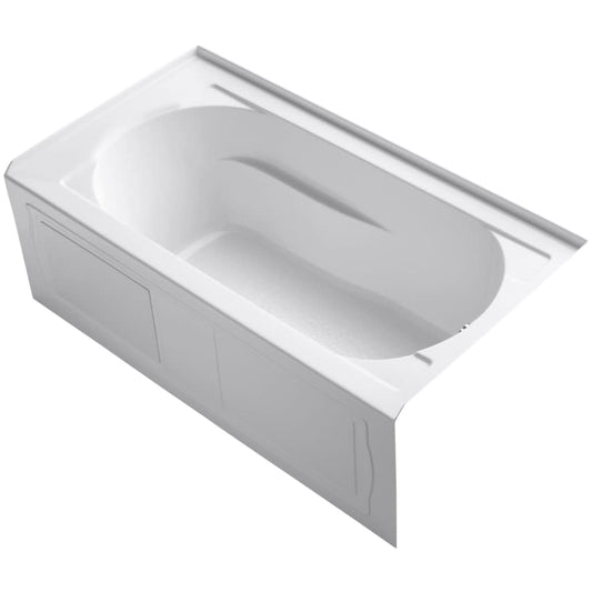 Devonshire Collection 60" Three Wall Alcove Soaking Bath Tub with Right Hand Drain