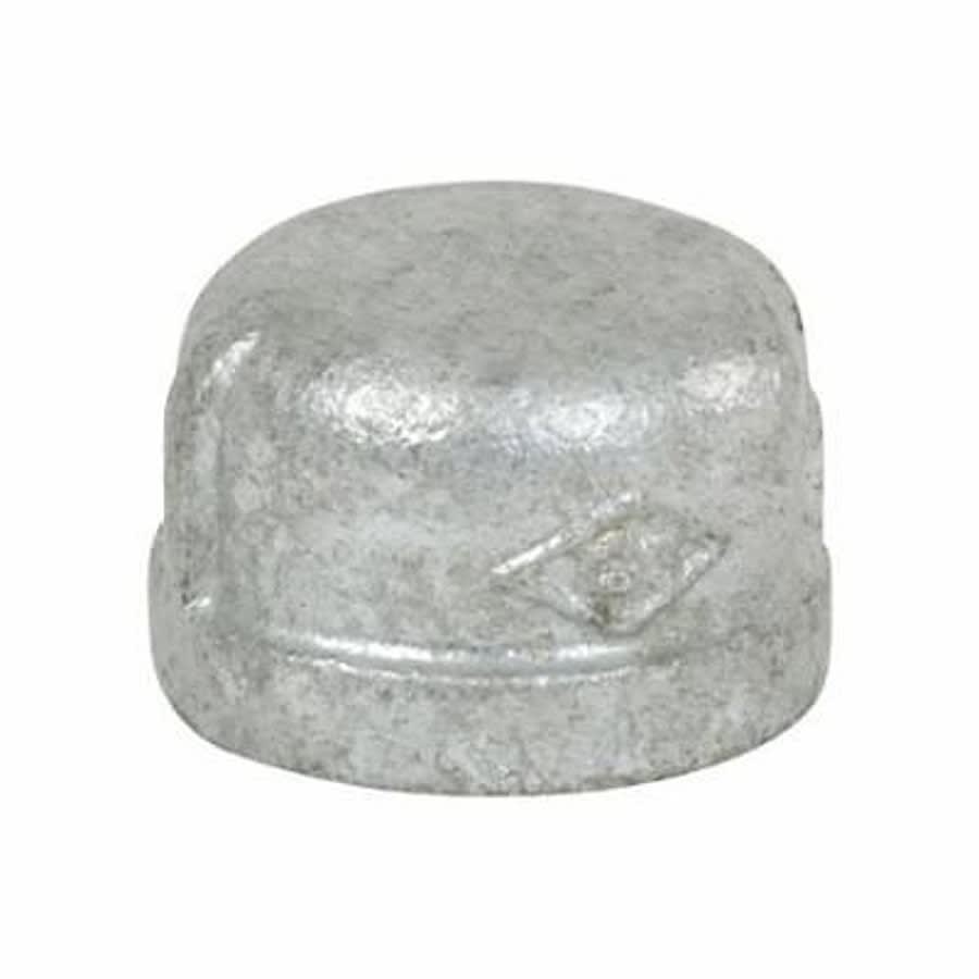Cap, 1/4 in, FNPT, 150 lb, Malleable Iron, Galvanized