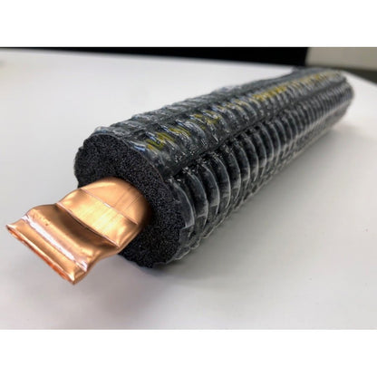 Dual Line Single Insulated Line Set, 3/8 in Liquid Line, 3/4 in Suction Line, 1/2 in THK, 35 ft L, White