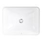 Caxton 20-5/16 in. Rectangular Undermount Bathroom Sink with Overflow in White