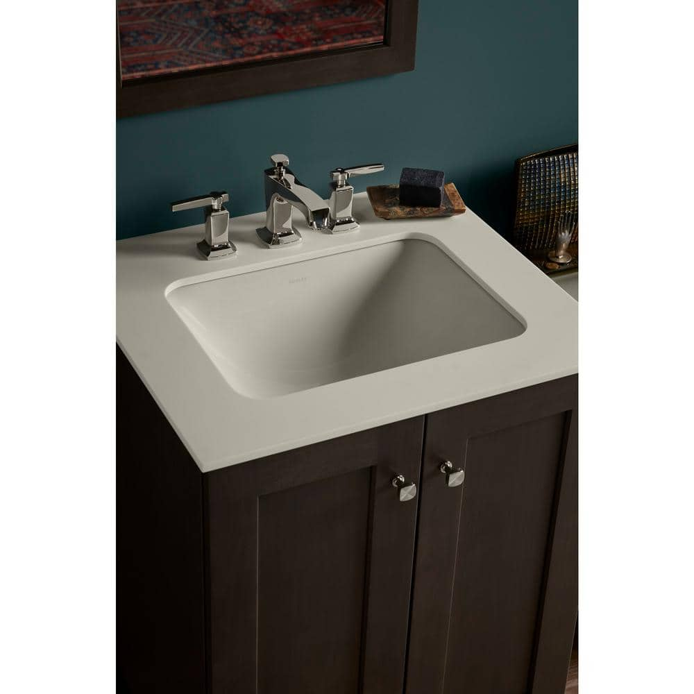 Caxton 20-5/16 in. Rectangular Undermount Bathroom Sink with Overflow in White